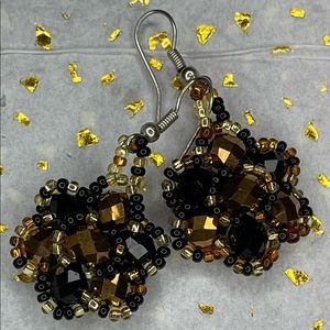 Artisan Black & Copper Earrings